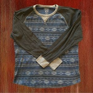 AMERICAN EAGLE Men’s Thermal Long Sleeve Tee